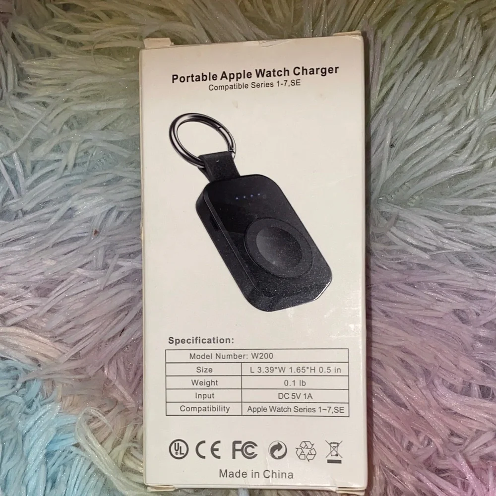 Black Portable Apple Watch Charger